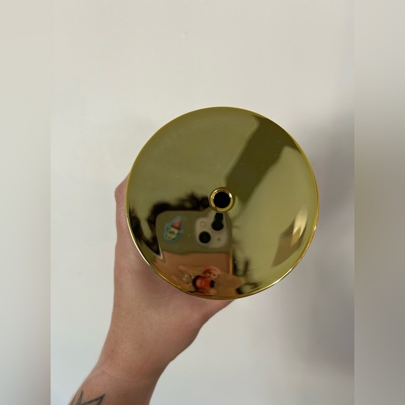 NWOT Lily Pulitzer Blue Jungle Tiger Tumbler Gold Lid - Picture 4 of 6